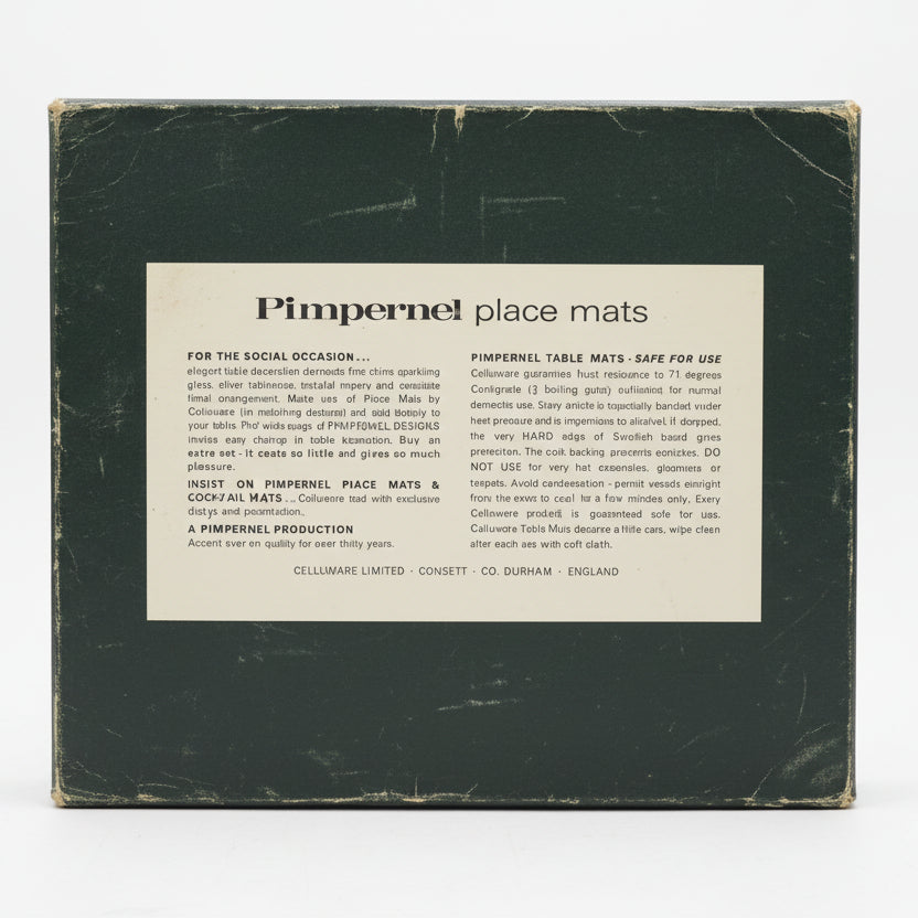 Six-Pimpernel-Blue-Nordic-(Blue-Onion)-Cork-Backed-Place-Mats