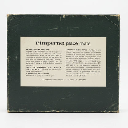 Six-Pimpernel-Blue-Nordic-(Blue-Onion)-Cork-Backed-Place-Mats
