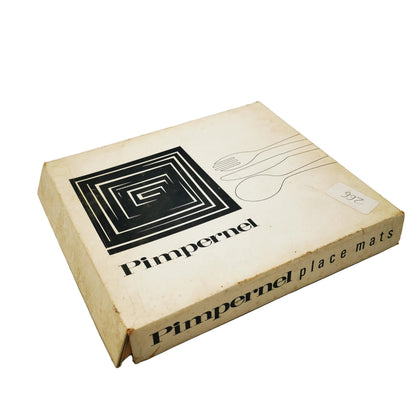 Six-Pimpernel-Blue-Nordic-(Blue-Onion)-Cork-Backed-Place-Mats