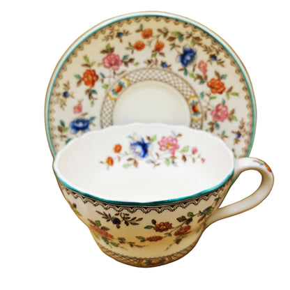 Spode-Audley-S2401-China-Breakfast-Cup-and-Saucer