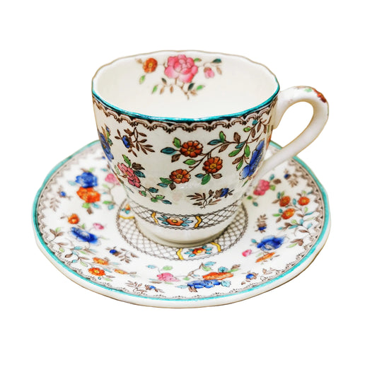 Spode Audley S2401 China Demitasse Coffee Cup and Saucer