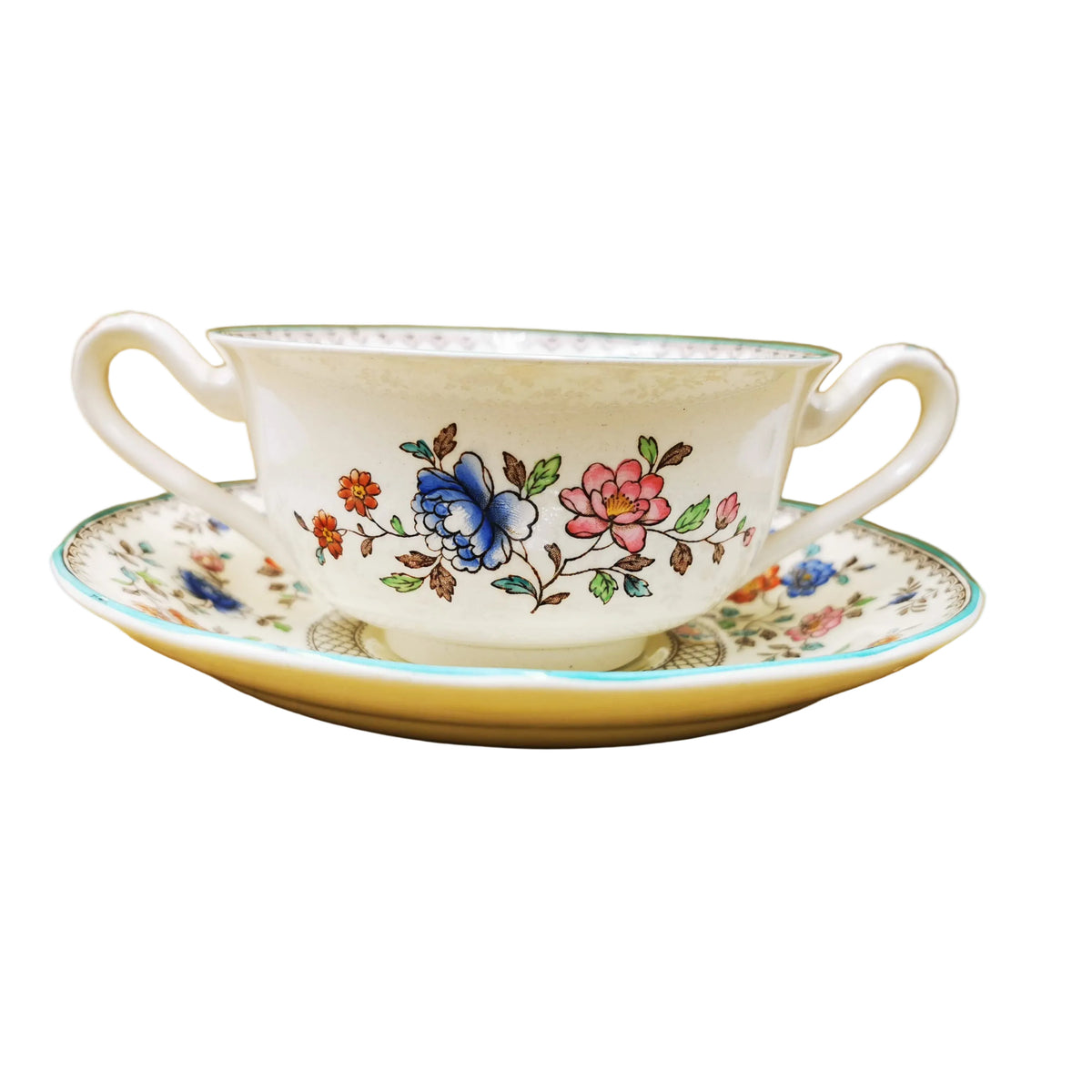 Spode-Audley-S2401-China-Soup-Cup-Saucer