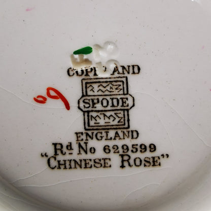 Spode-China-Chinese-Rose-Green-Rim-Large-Teacup-and-Saucer