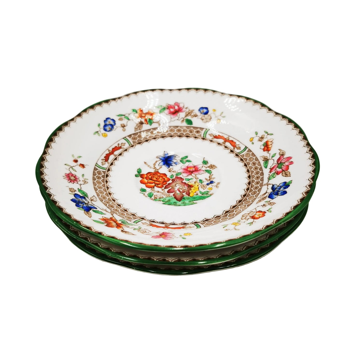 Spode Chinese Rose saucers 