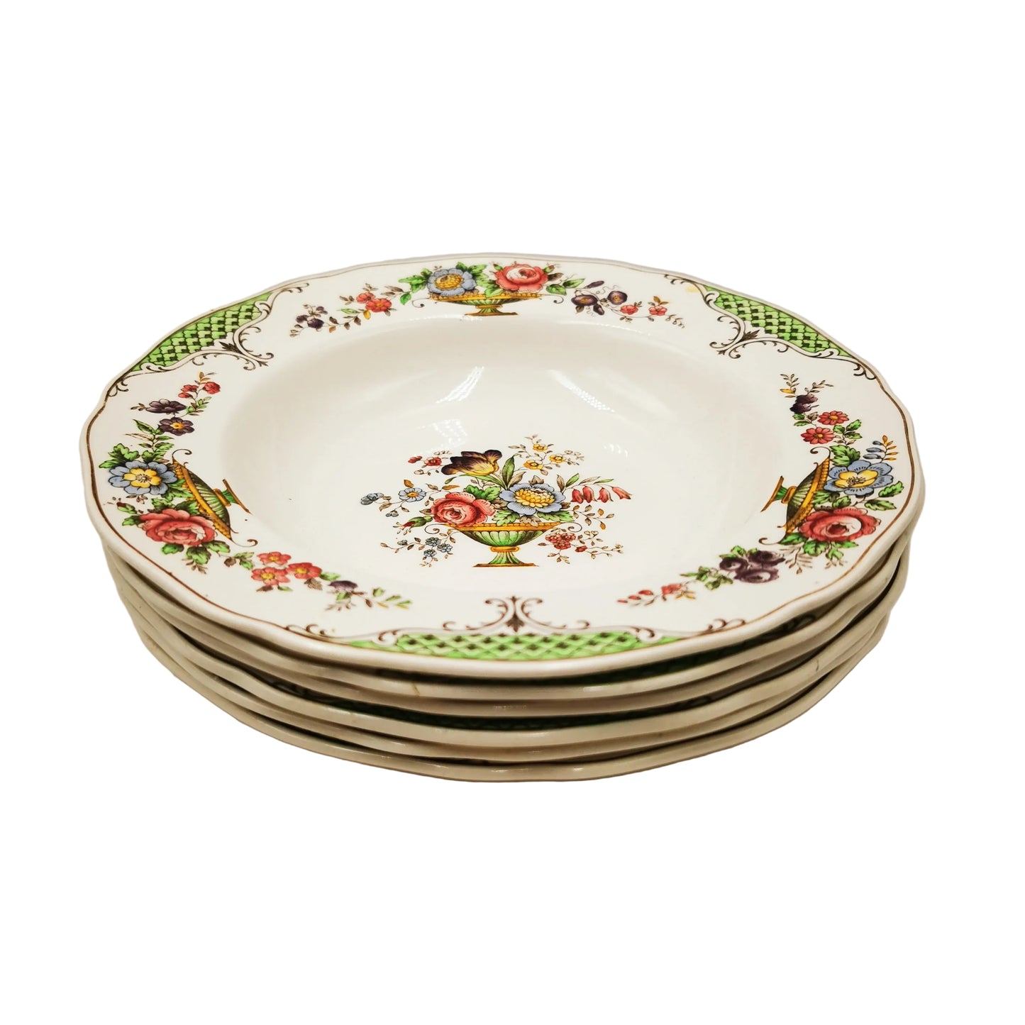 Spode Ellesmere 2468 Rimmed Dessert Bowl 1954
