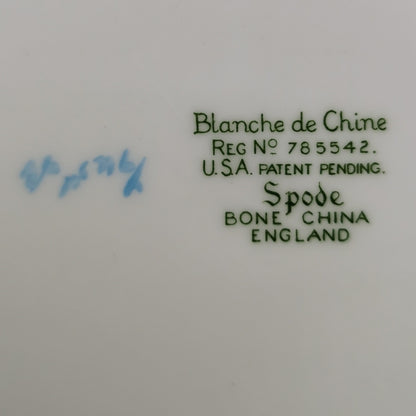Spode Blanche De Chine Blue 10.75-inch Dinner Plate