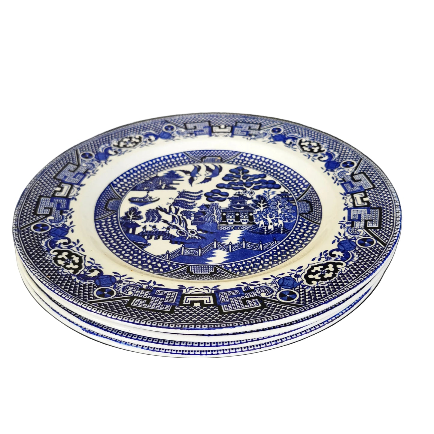 Swinnertons Blue and White China Old Willow Dinner Plate