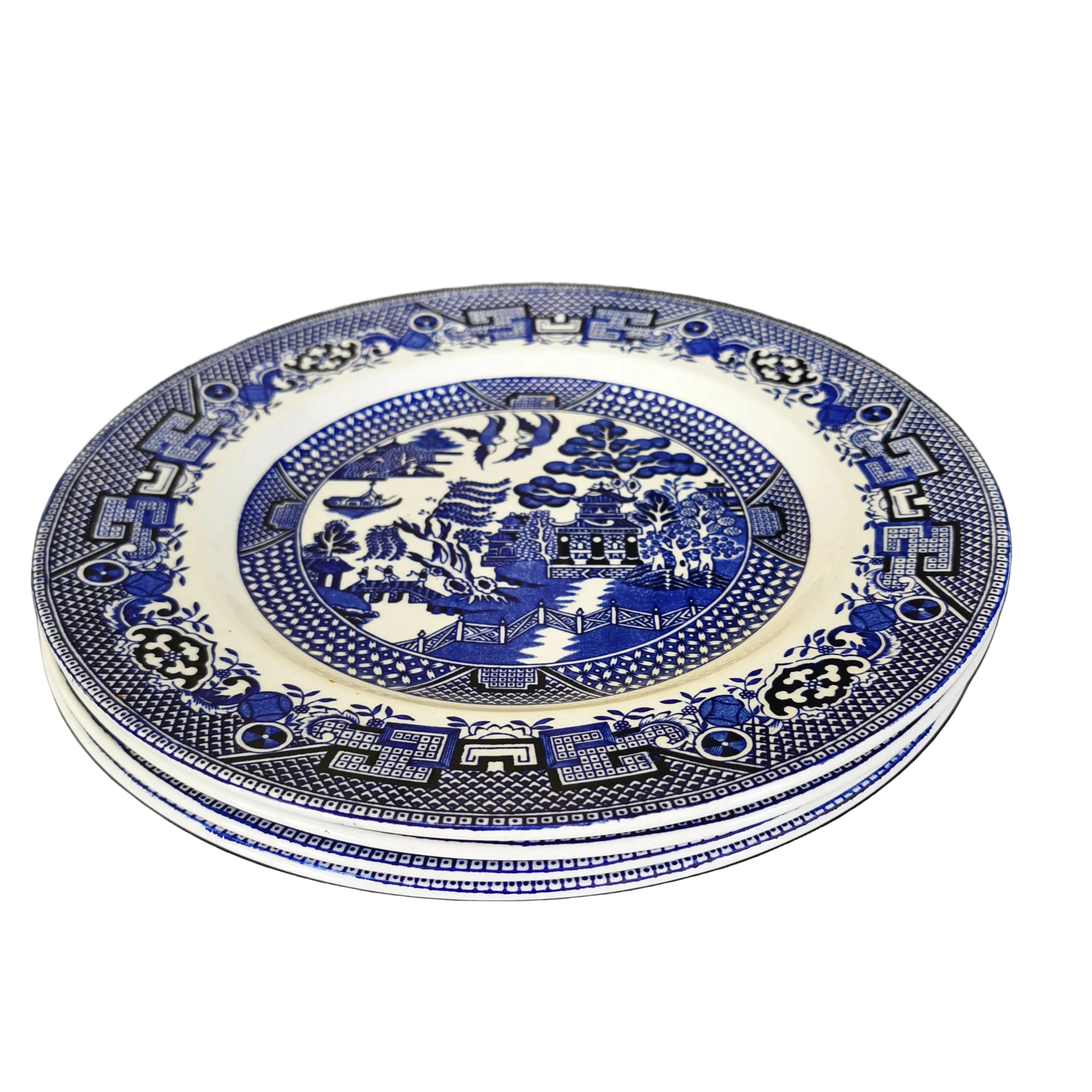 Swinnertons Blue and White China Old Willow Dinner Plate