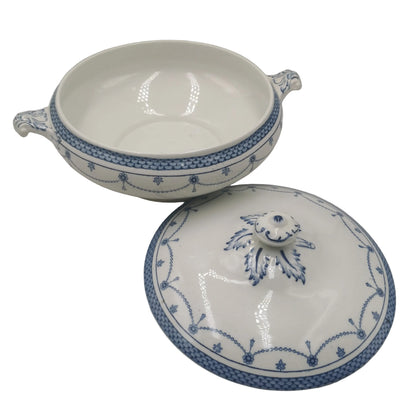 Rare-Antique-Thomas-Till-and-Sons-Irene-Blue-and-White-China-Lidded-Tureen