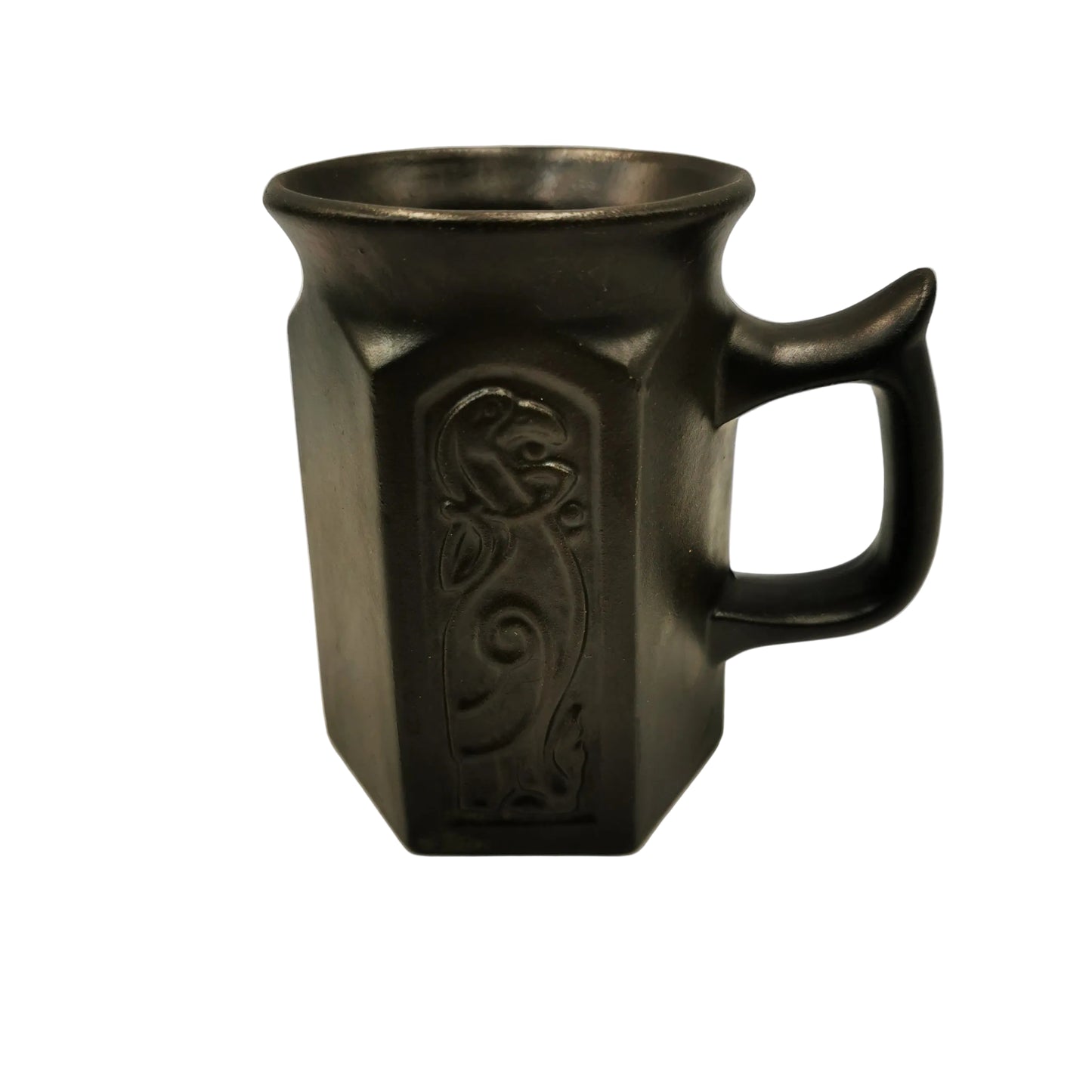 Tyn Llan Wales Pottery Celtic Bird Brown Mug