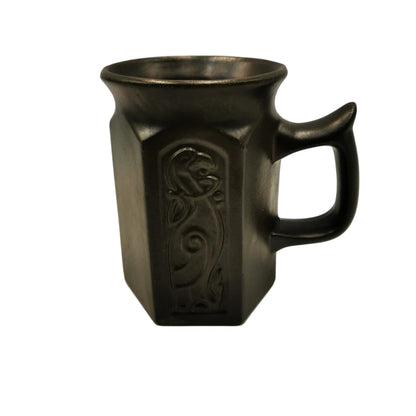 Tyn Llan Wales Pottery Celtic Bird Brown Mug