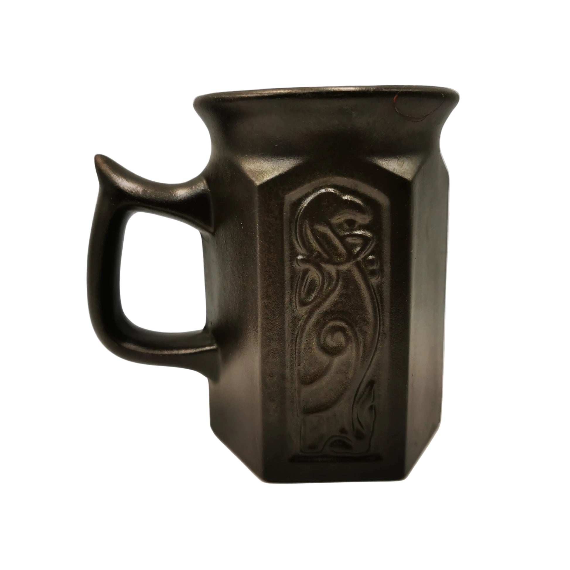 Tyn-Llan-Wales-Pottery-Celtic-Bird-Brown-Mug