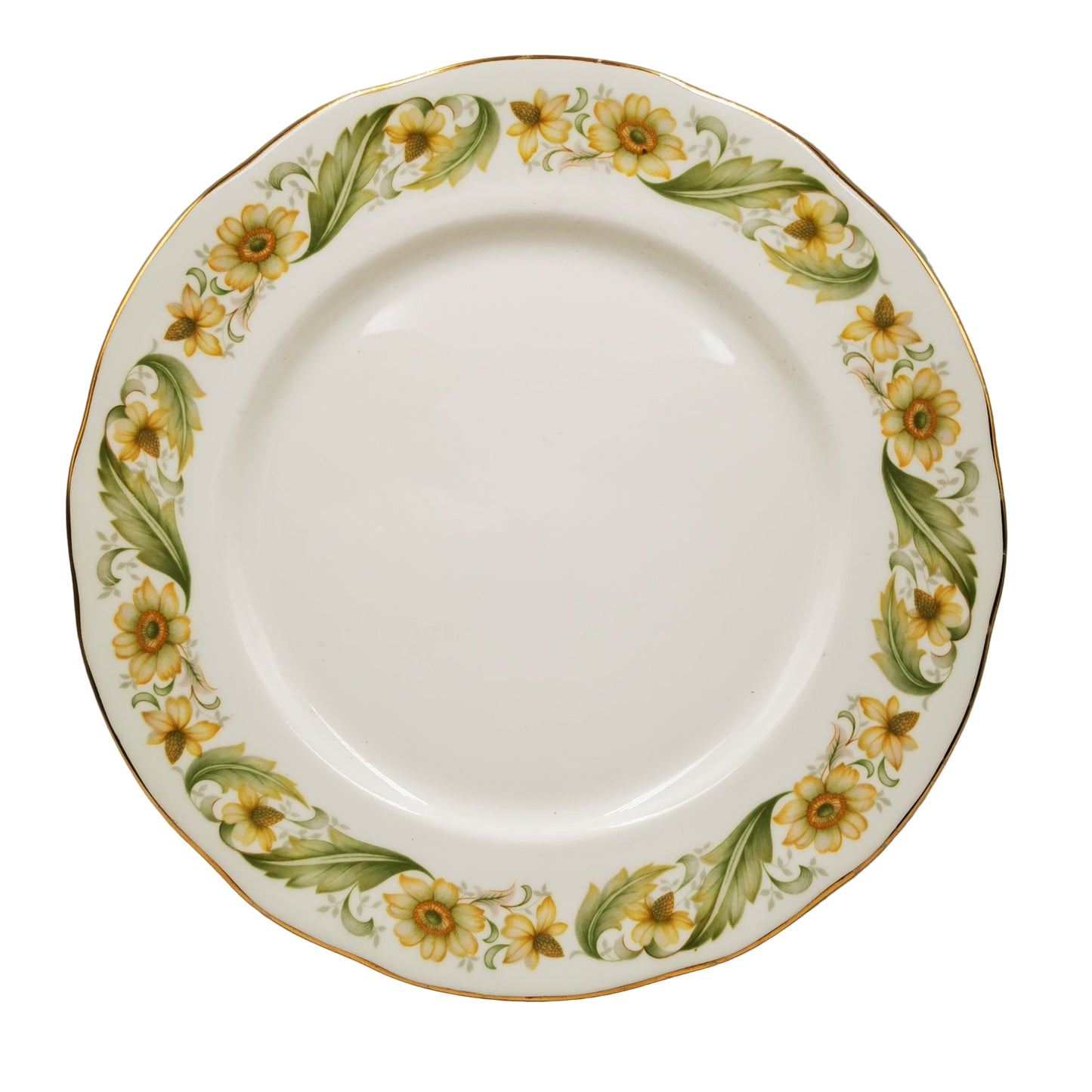Vintage Duchess Bone China Dinner Plate in pattern 348 Greensleeves.