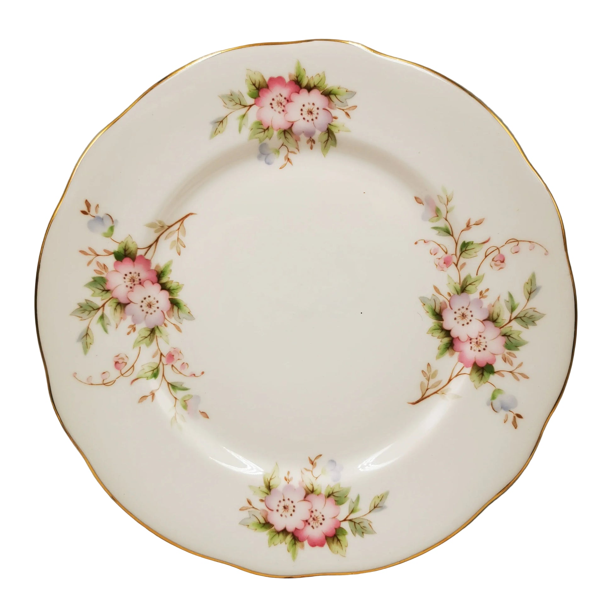 Vintage Duchess Pink Cherry Blossom China Dessert or Salad Plate
