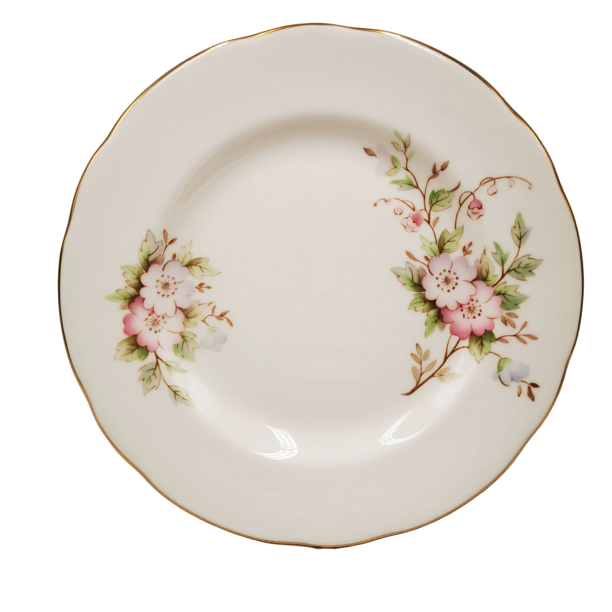 Vintage Duchess Pink Cherry Blossom China Side Plate