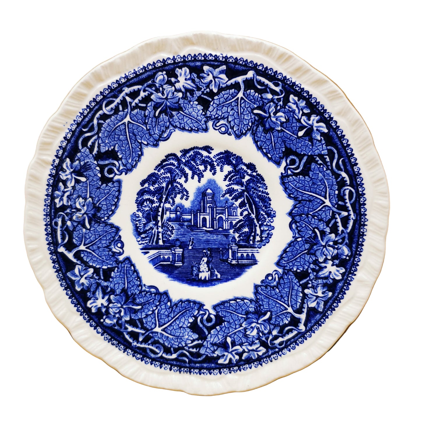xVintage Masons Ironstone Blue & White Vista China 6.5-inch Side Plate