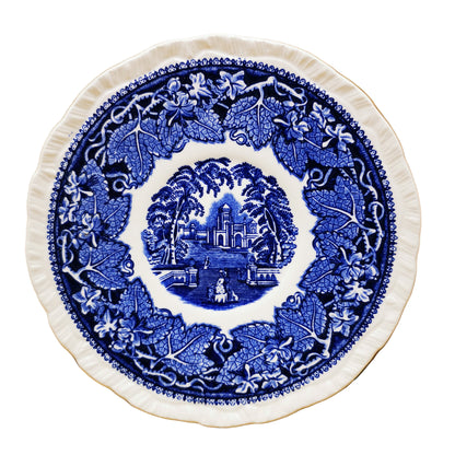 xVintage Masons Ironstone Blue & White Vista China 6.5-inch Side Plate