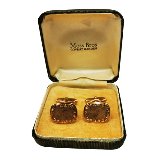 Vintage Moss Bros Boxed Cufflinks