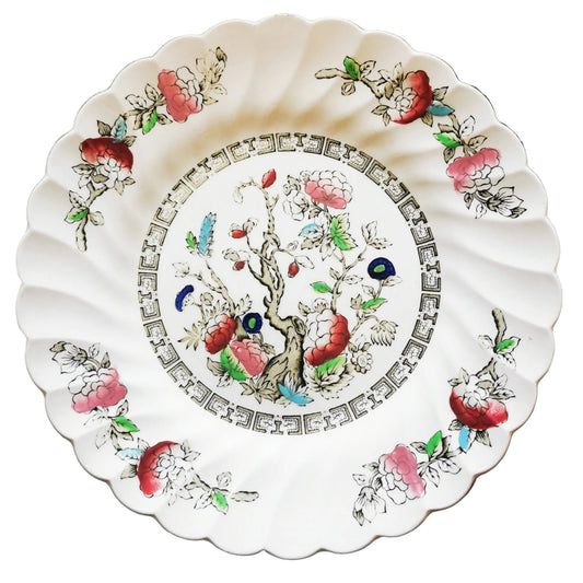 Vintage Myott Indian Tree China 7-7/8th-inch plate