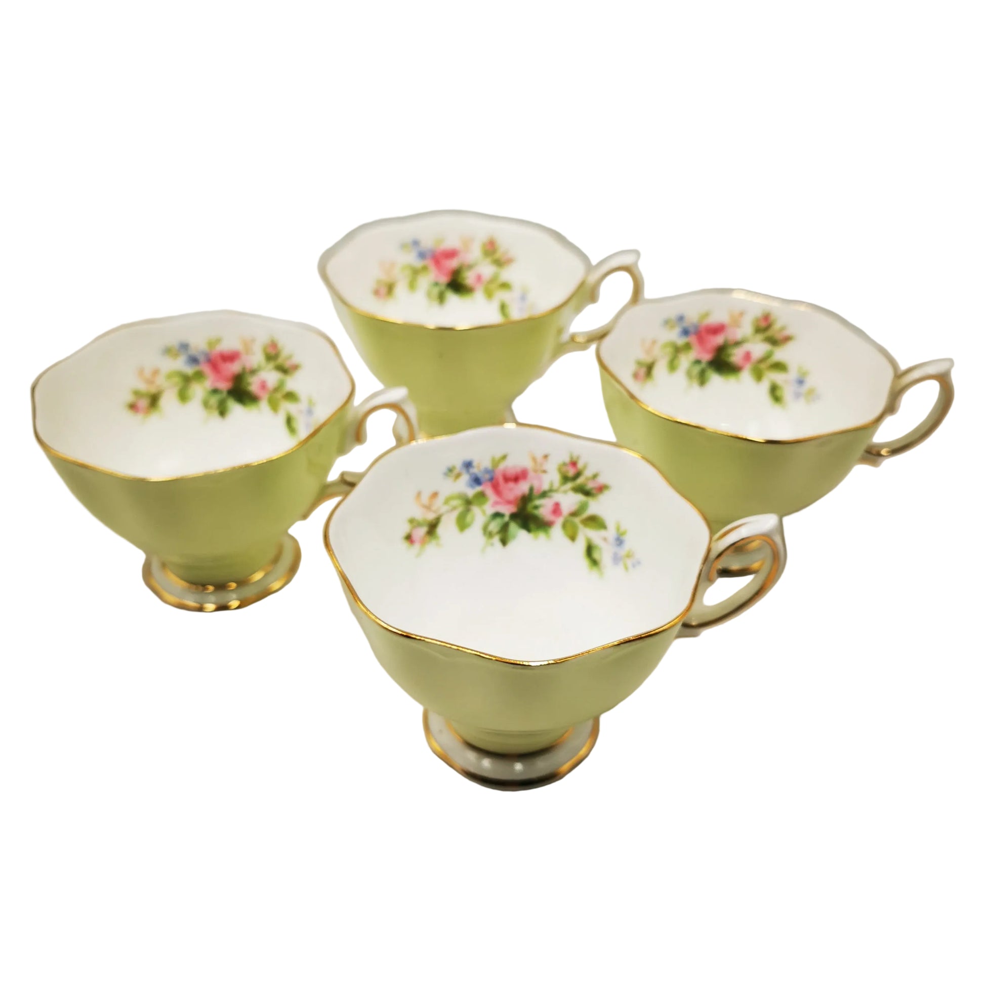 Vintage-Royal-Albert-China-Malvern-Shape-Harlequin-Teacup