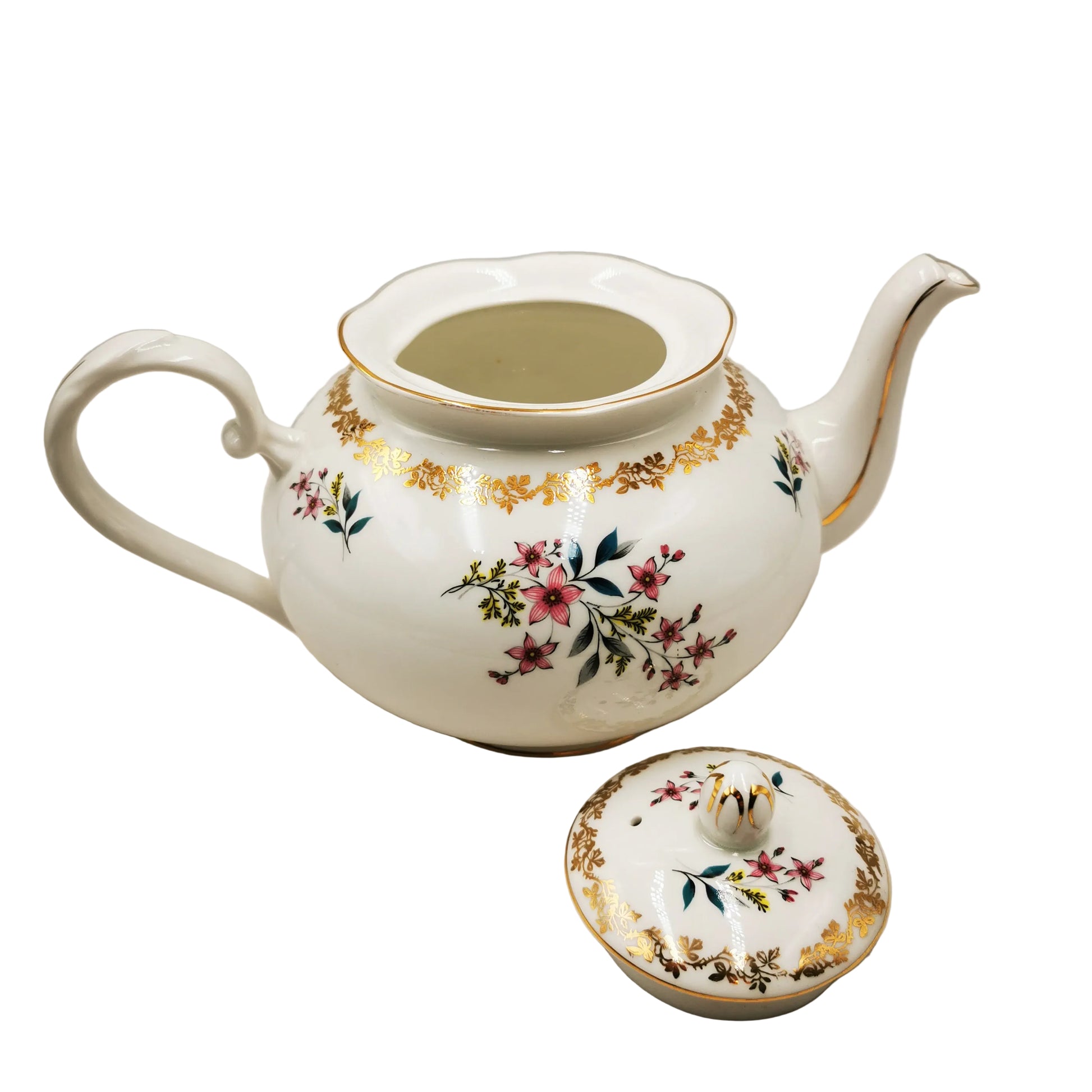 Vintage Royal Grafton Floral China Teapot