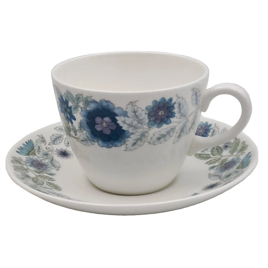 Vintage-Wedgwood-Clementine-Teacup-and-Saucer-Duo