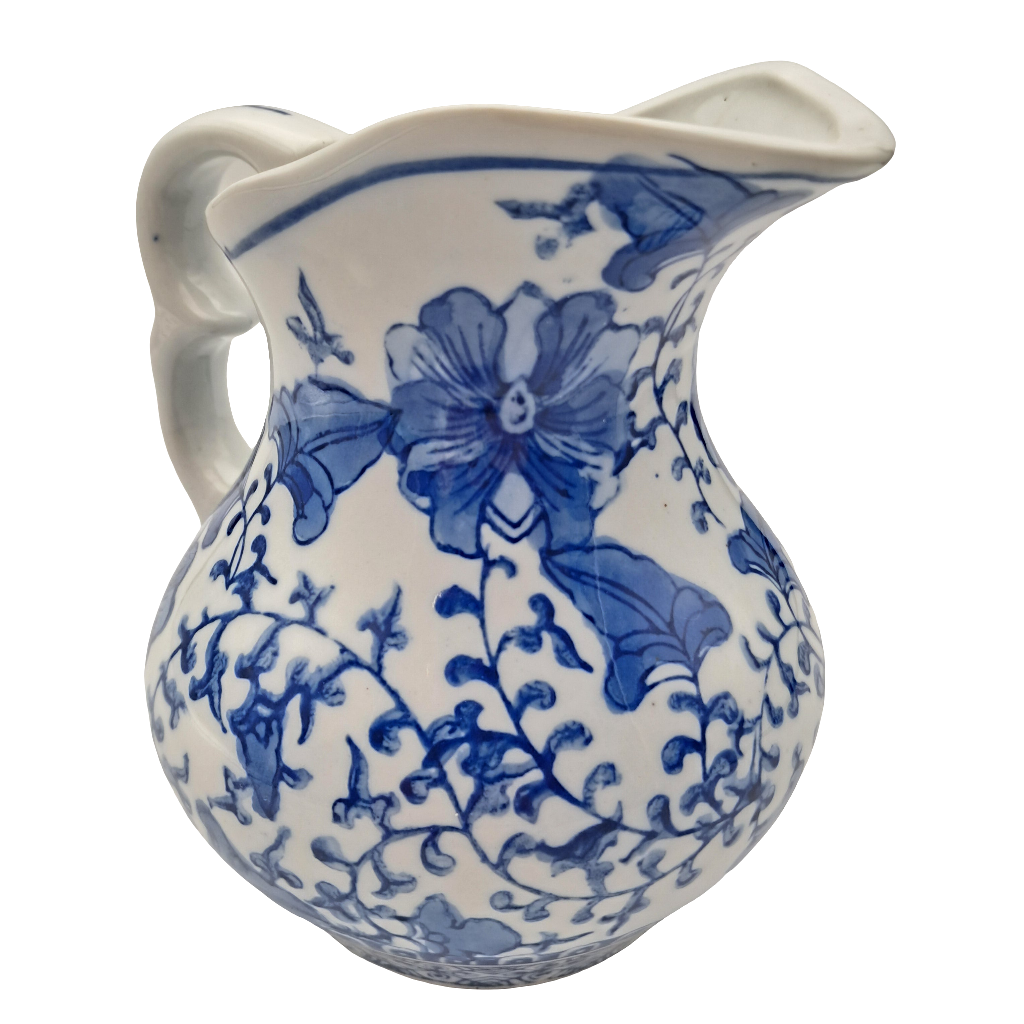 Blue and White Large Milk Jug / Small Pitcher