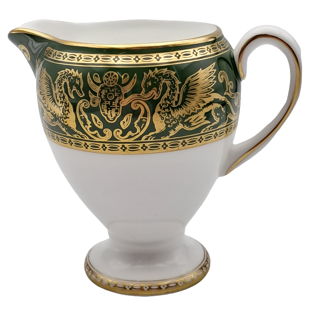  Wedgwood China Florentine Green W4170 Milk Jug