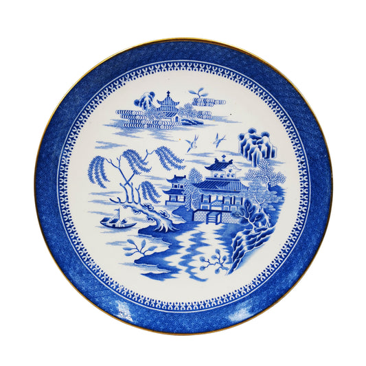 W T Copeland Blue and White Porcelain China Copeland's Willow Plate