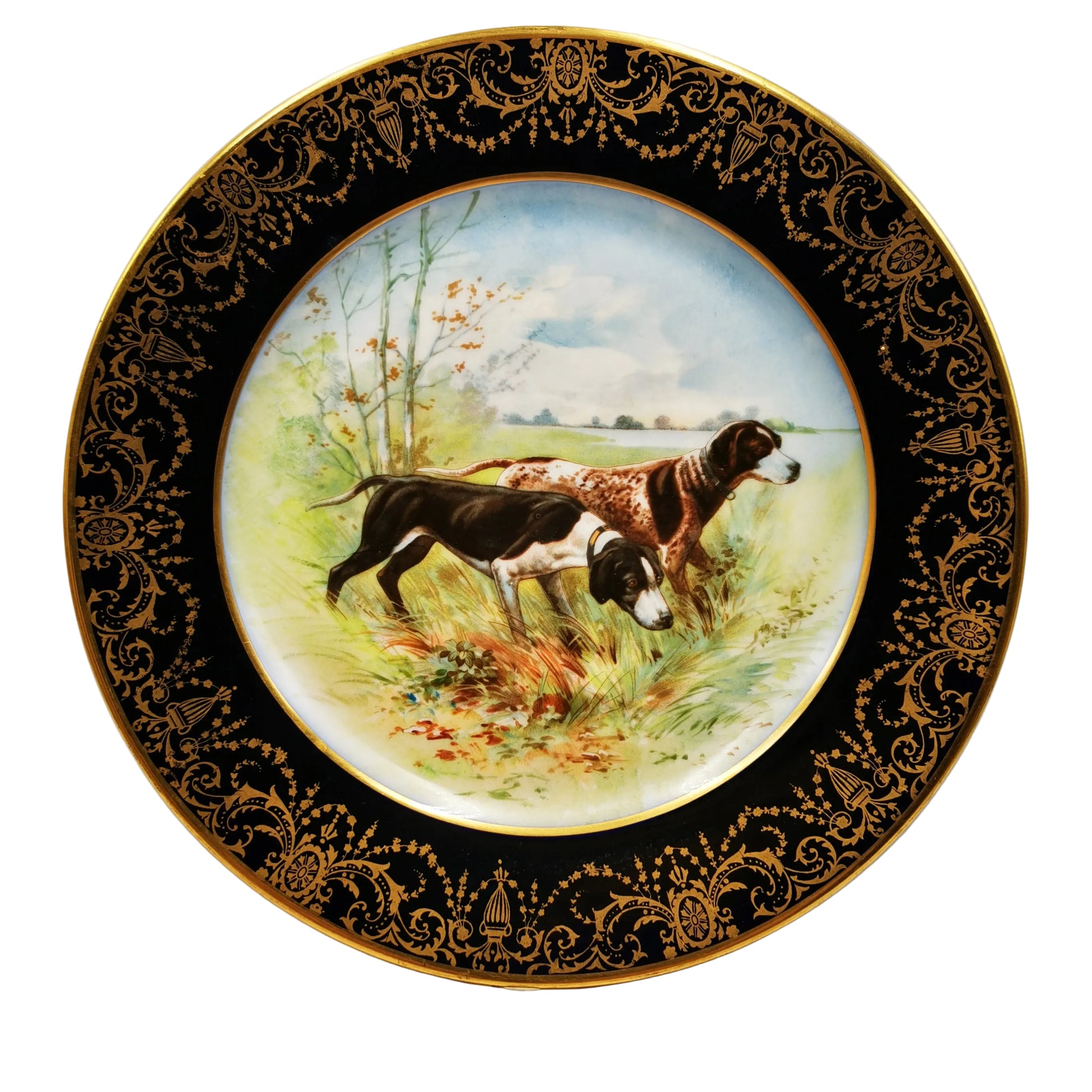 W guerin Limoges plates 