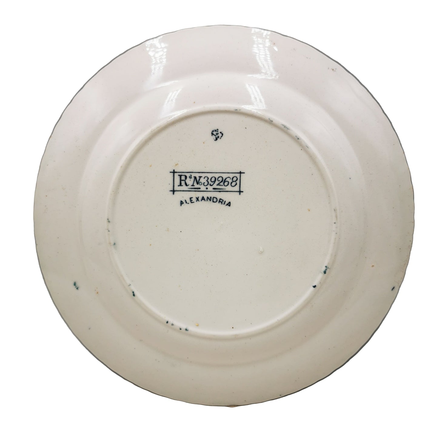 Wallis Gimson & Co Alexandria Antique Blue and White China Side Plate 1885