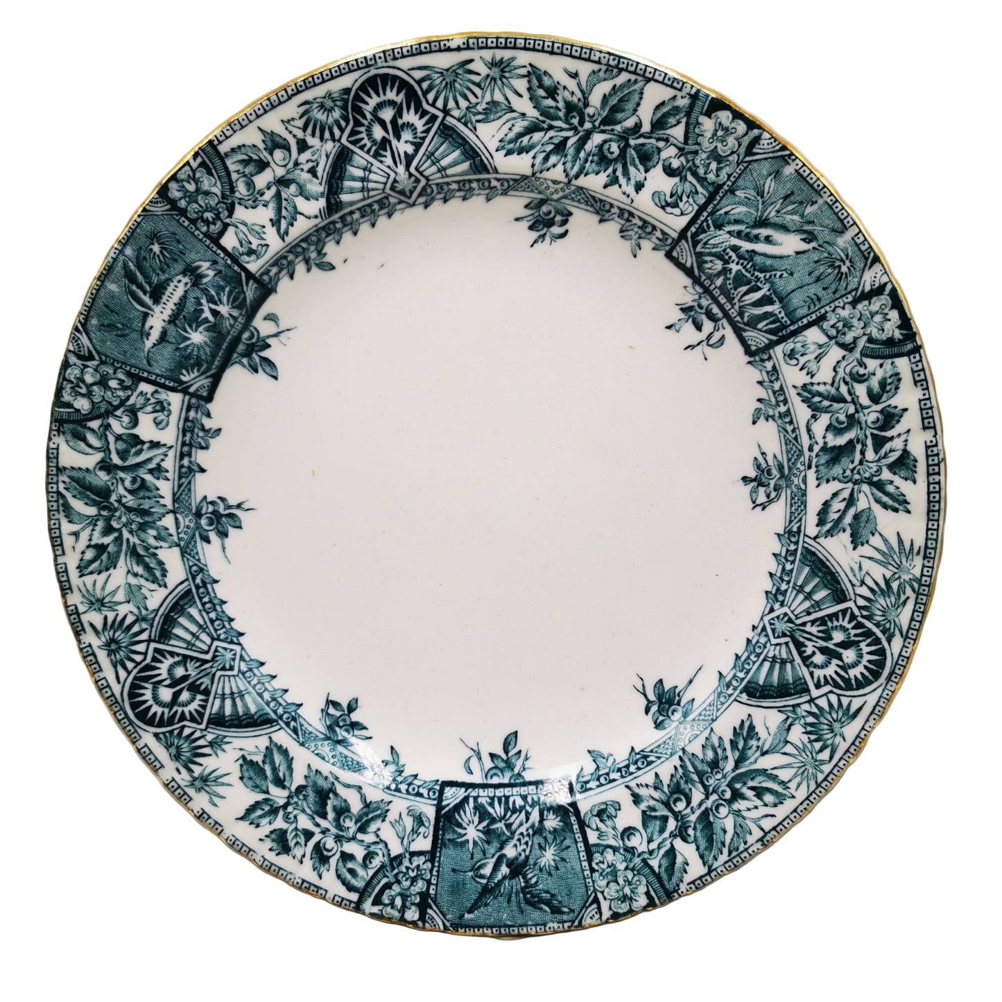 Wallis Gimson & Co Alexandria Antique Blue and White China Side Plate 1885