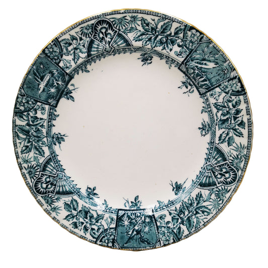 Wallis Gimson & Co Alexandria Antique Blue and White China Side Plate 1885