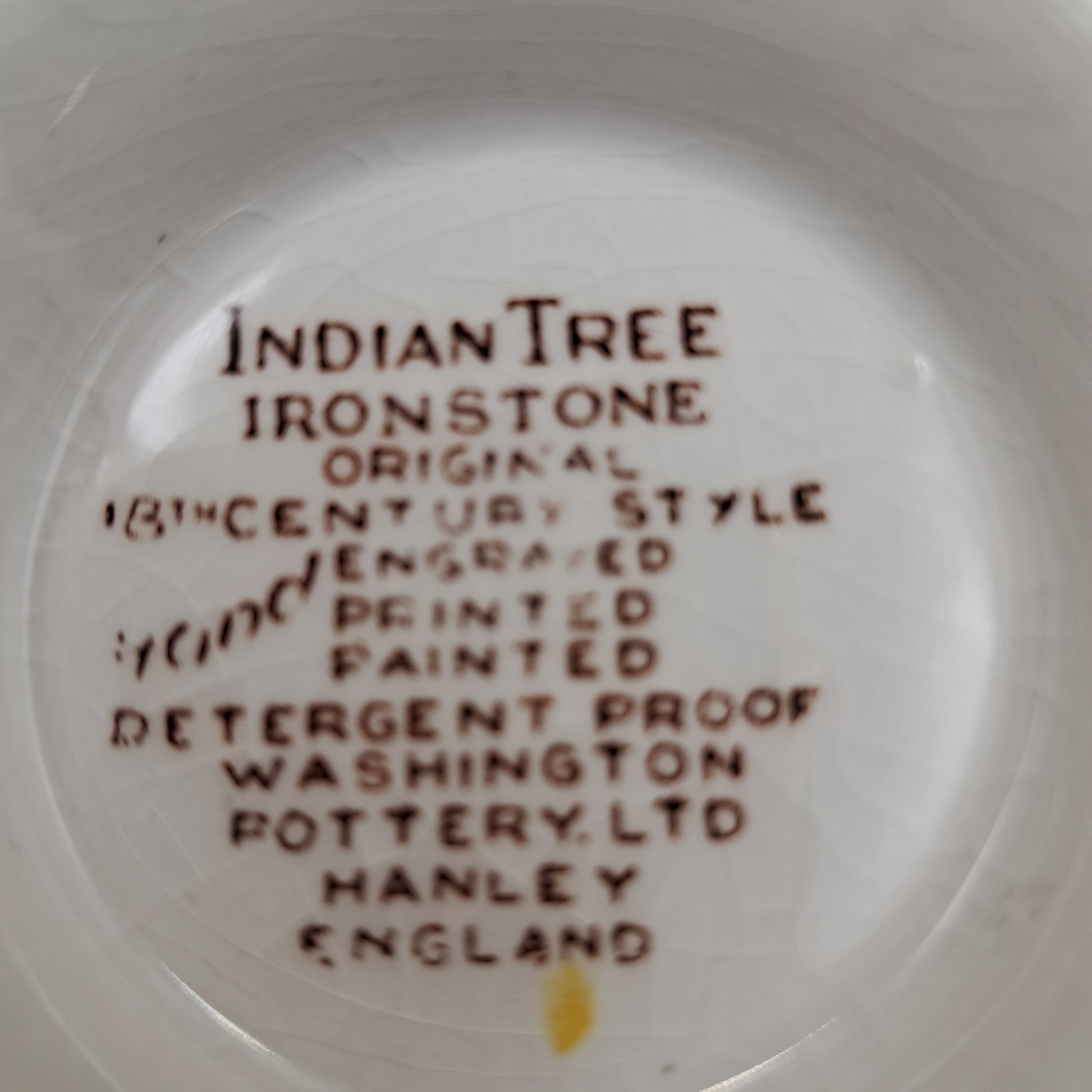 Washington-Pottery-Indian-Tree-Large-Milk-Jug-Stamp