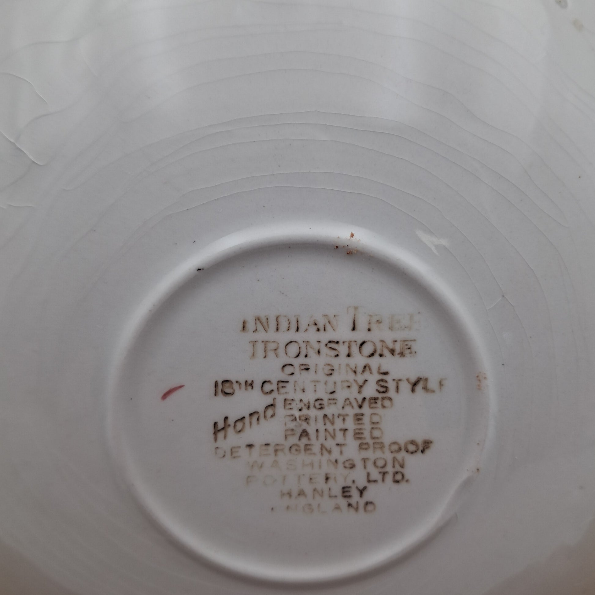 Washington-Pottery-Indian-Tree-Saucer-Crazing