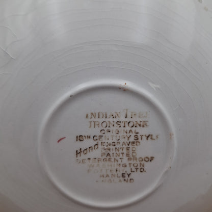 Washington-Pottery-Indian-Tree-Saucer-Crazing