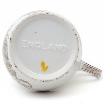 Washington-Pottery-Indian-Tree-Tea-Plate-England-Stamp
