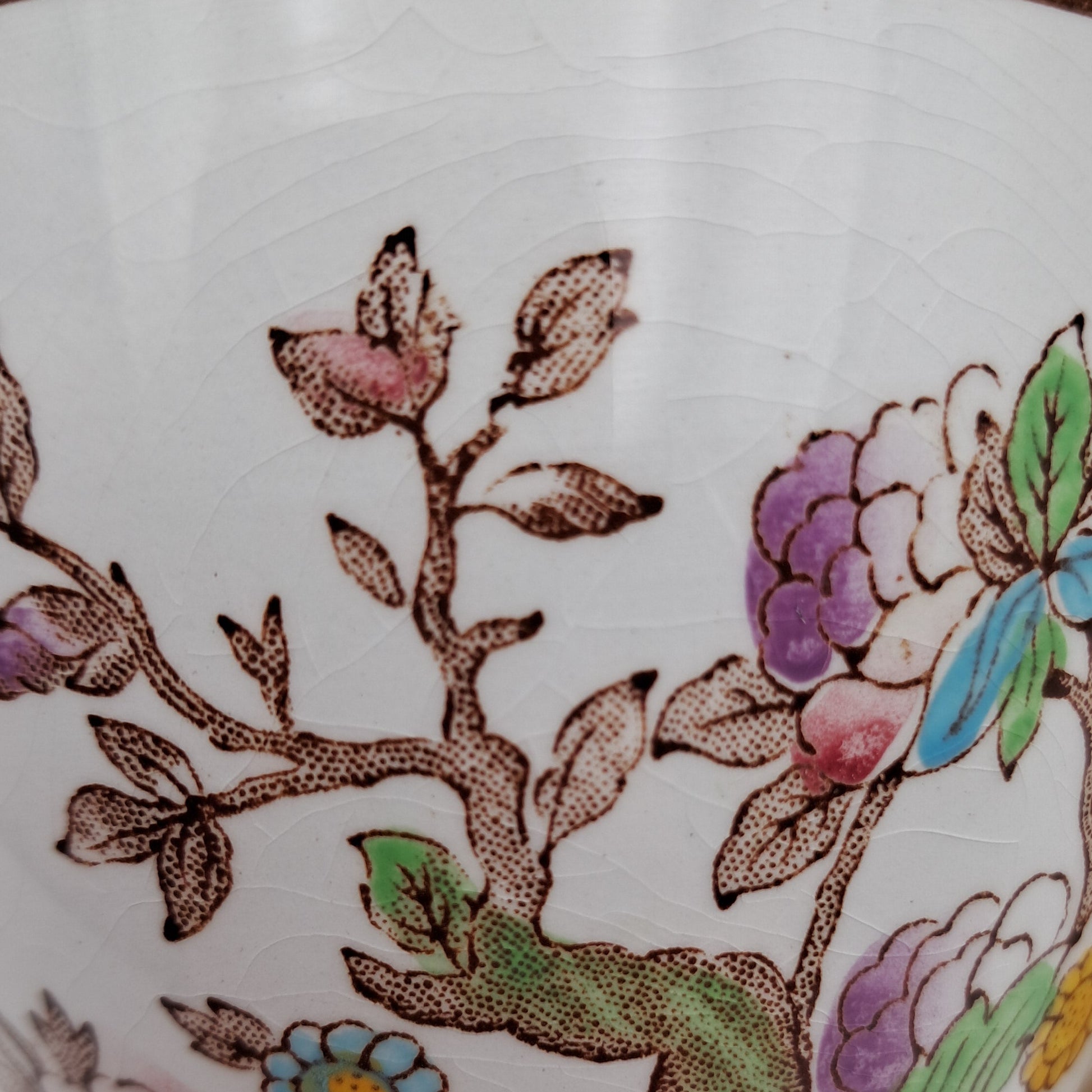 Washington-Pottery-Indian-Tree-China-Tea-Cup-crazing