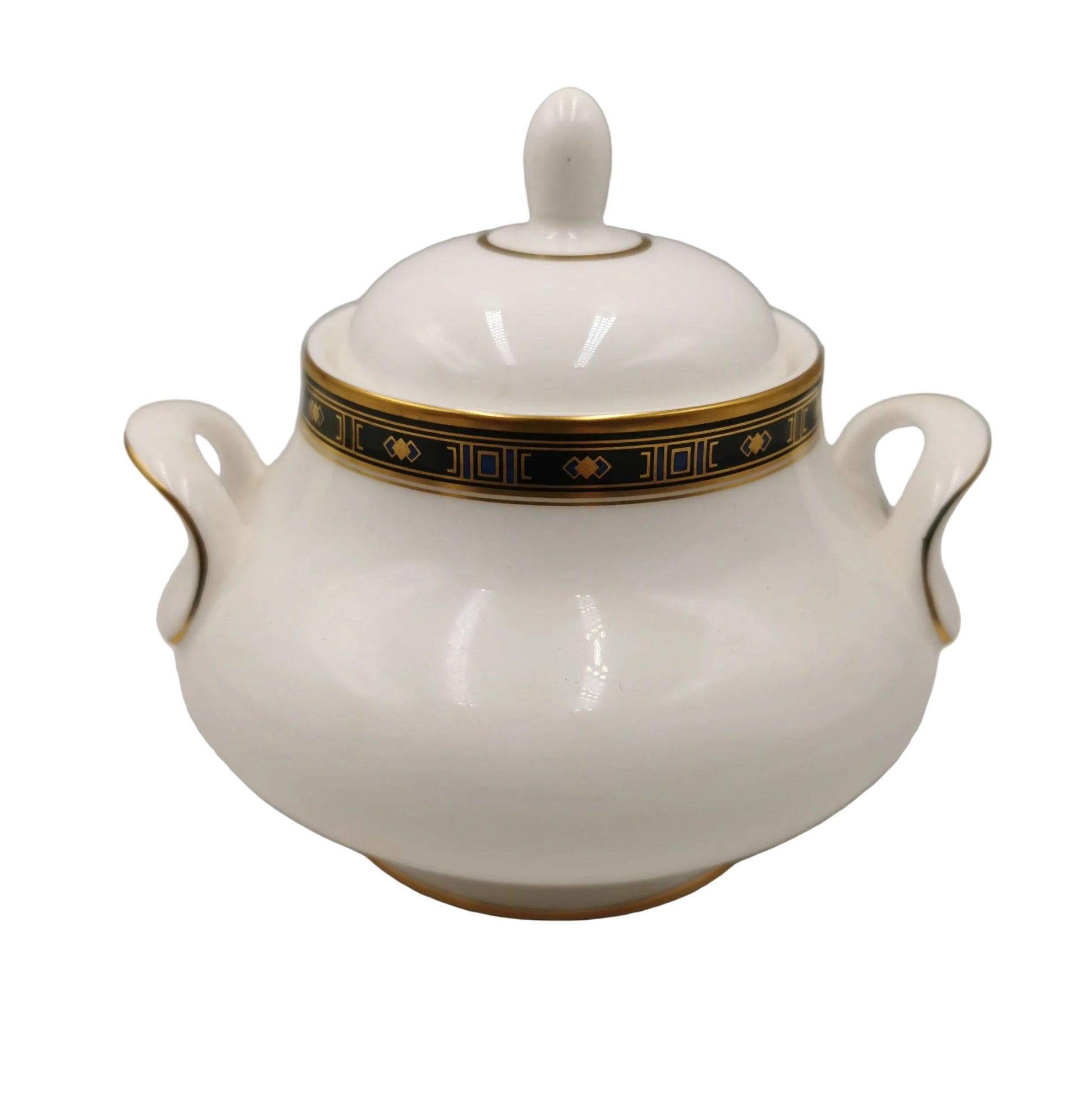Wedgwood China Monaco H5133 Lidded Sugar Bowl