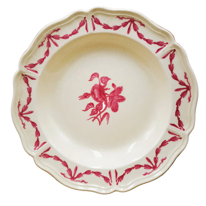 Wedgwood China Williamsburg Husk Queens Shape 8.5-inch Rimmed Soup Bowl