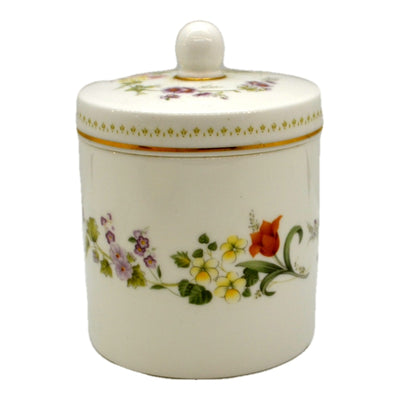 Wedgwood China Mirabelle R4537 Lidded Jam or Marmalade Pot