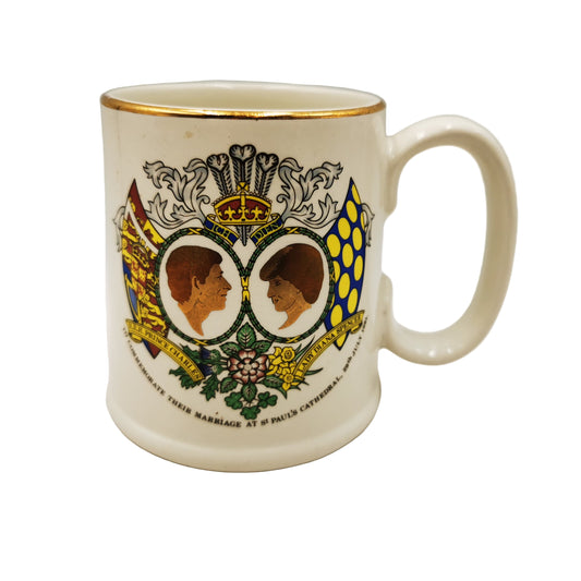 Wetherby Royal Falcon China Charles & Diana Wedding Mug 1981