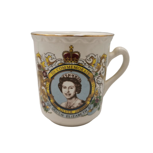 Wetherby Royal Falcon China Silver Jubilee Odd Fellows Manchester Unity Mug 1977