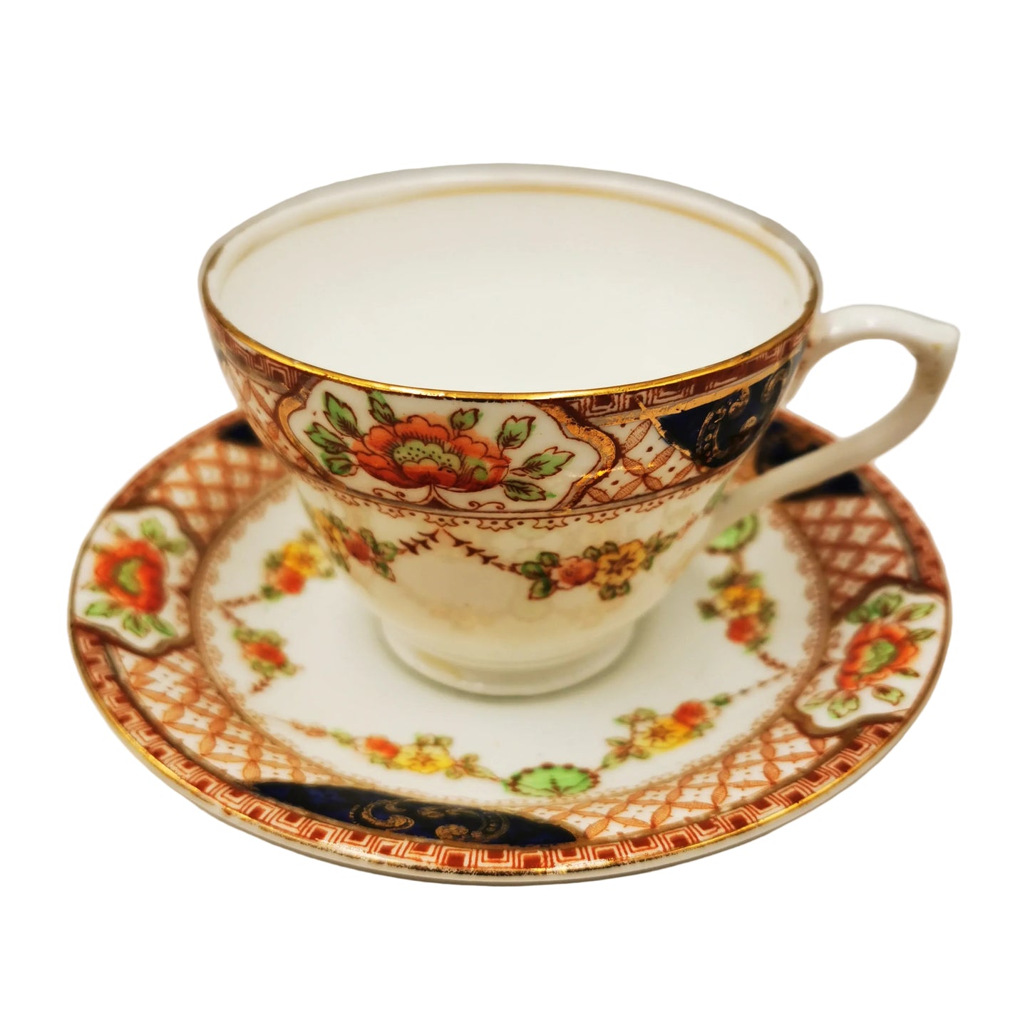 William Hudson Suttherland China Imari 2459 China  Teacup and Saucer