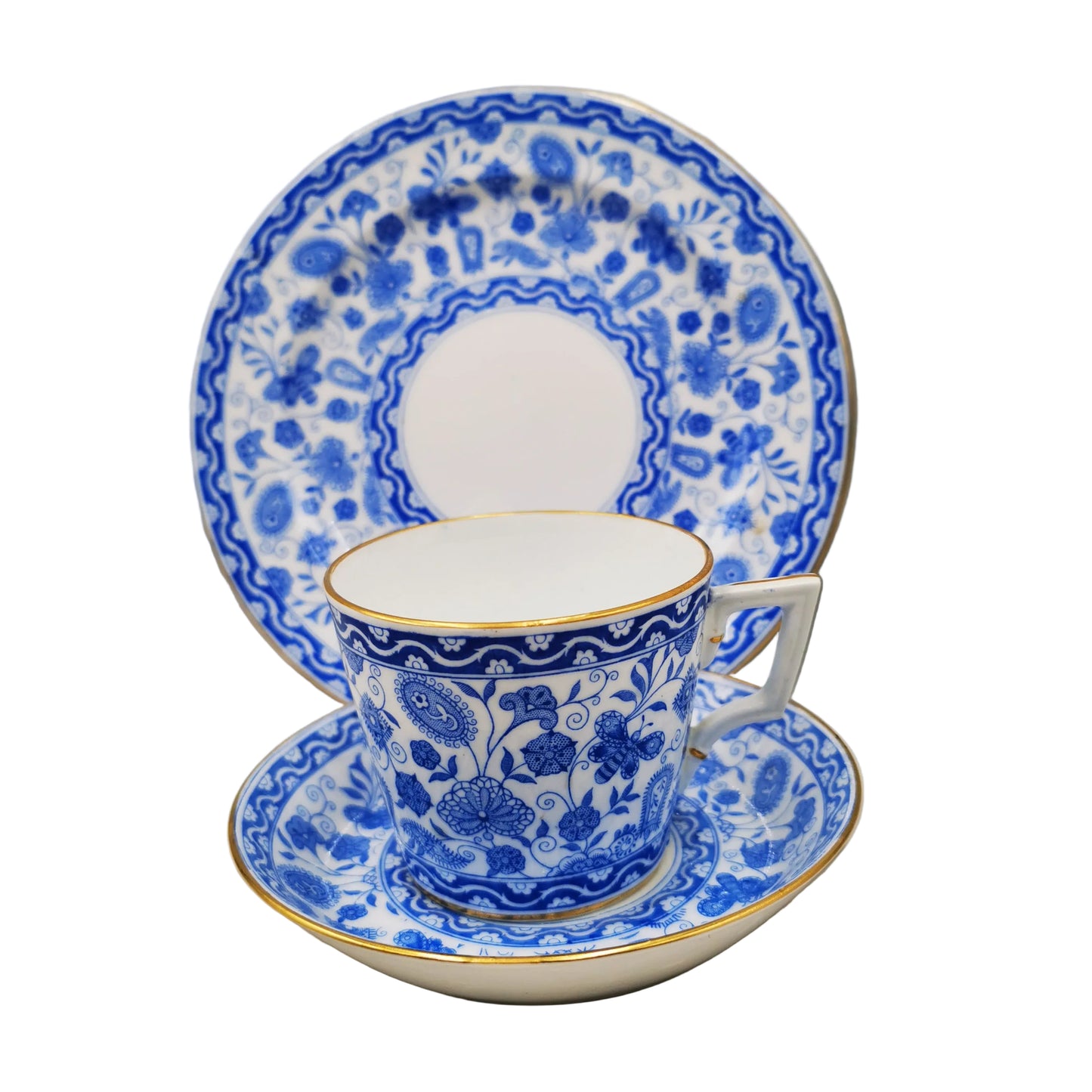 Wilmot Teacup, Saucer and Side Plate 1890's