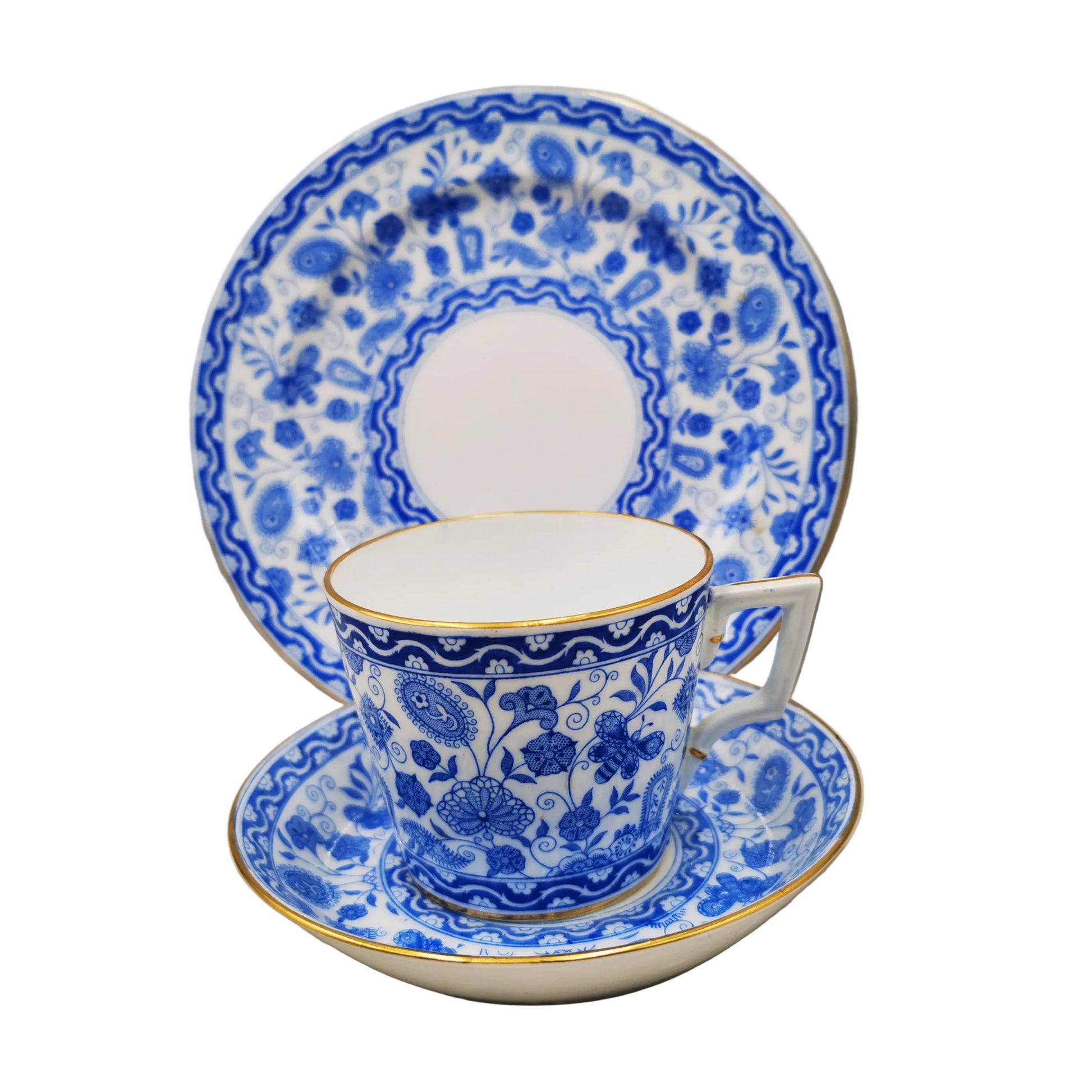 Wilmot Teacup, Saucer and Side Plate 1890's