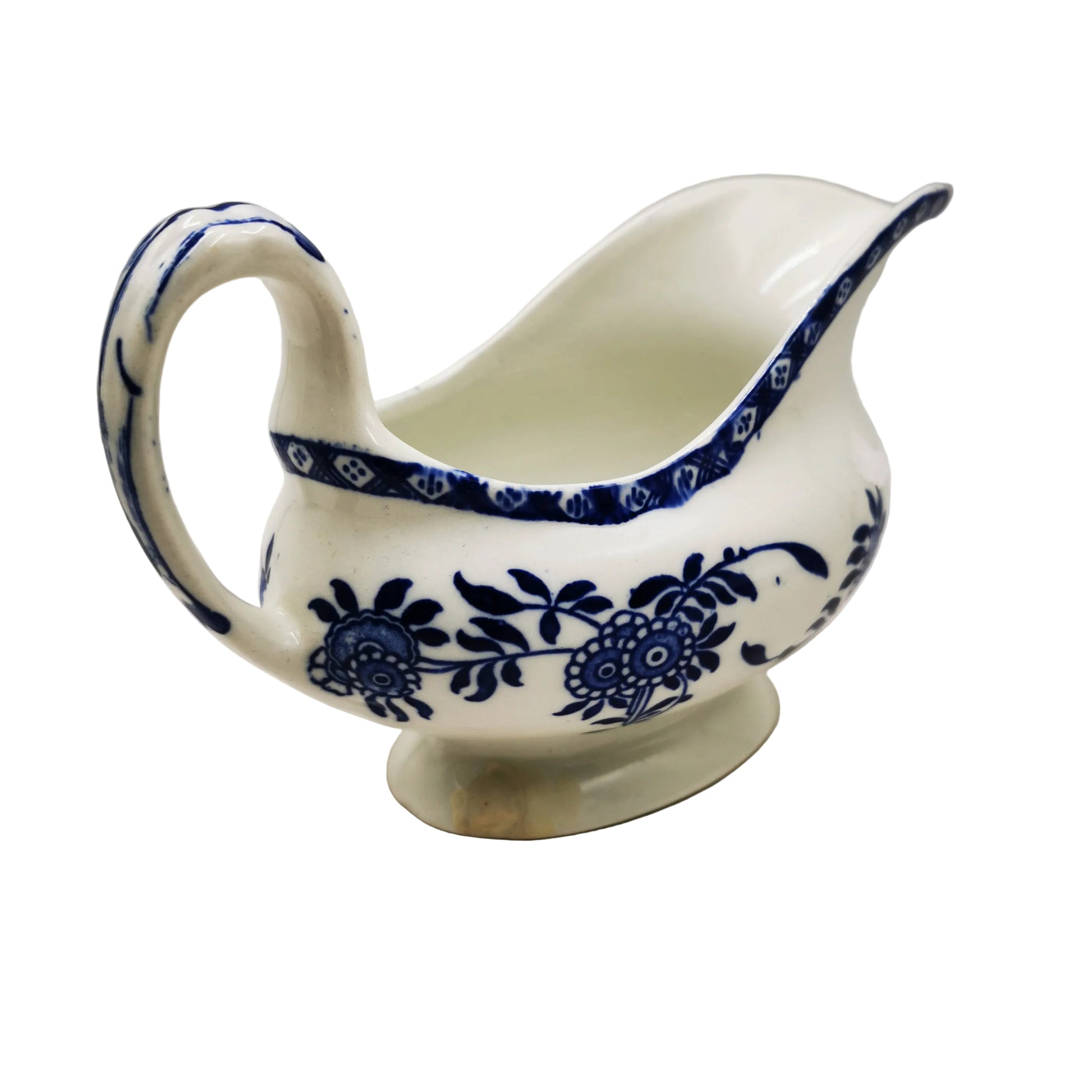 Wood-&-Sons-Delph-Blue-and-White-Gravy-Boat