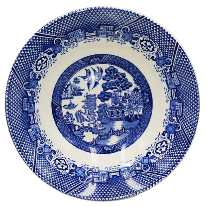 Woods-Ware-Blue-and-White-China-Willow-Cereal-Bowls