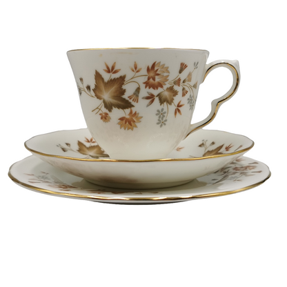 Colclough Avon Bone China Teacup, Saucer sand Side Plate Trio