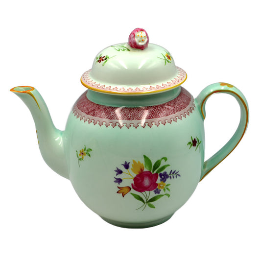 adams calyx lowestoft china teapot